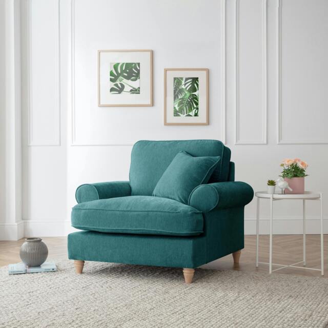 Rackhams The Bromfield Arm Chair - Emerald - image 1