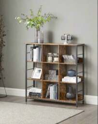 Rackhams 3-Tier Industrial Ladder Shelf Bookcase - thumbnail 6