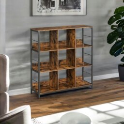 Rackhams 3-Tier Industrial Ladder Shelf Bookcase - thumbnail 5