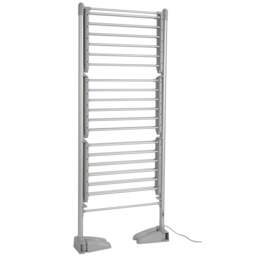 Rackhams Large Electric Tower Clothes Airer 3 Tier Folding Heated Drying Rack Towel Dryer - thumbnail 6