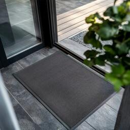 Rackhams Meshmat Entrance Doormat - Dark Grey - 76cm x 43cm - thumbnail 3