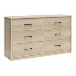 Rackhams BrEZ Build Pearce 6 DRW Dresser Light Oak - Brown