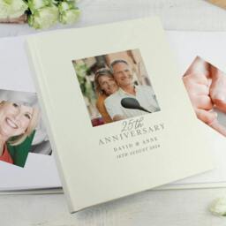 Rackhams Personalised 25th Anniversary Photo Album - h30 x w25 x d4.2cm - thumbnail 2