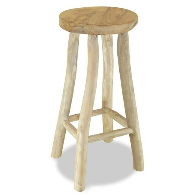 Rackhams Bar Stool Solid Teak Wood