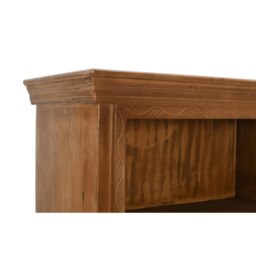 Rackhams Viva Mango Wood Large Corner Bookcase   3 Shelving & 1 Door - Wood - 1 - 85x45x175 CM (LxDxH) - thumbnail 5