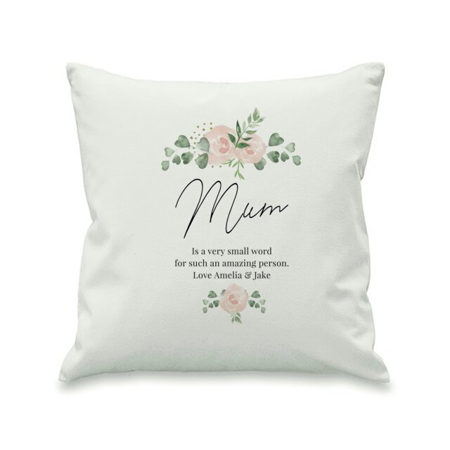 Rackhams Personalised Floral Cushion - image 1