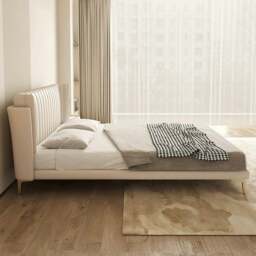 Rackhams Aisha Floating Bed, King Size, ,Super King Size, No Storage - Orange - King Size - thumbnail 3