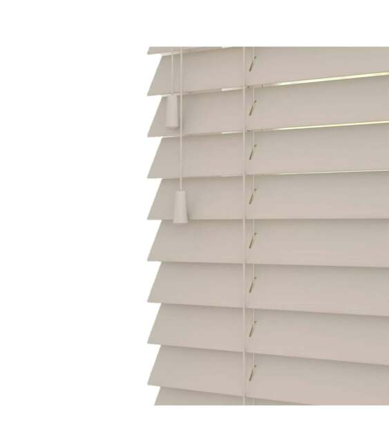 Rackhams Heather Oak Wooden Venetian Blinds With Strings (130cm drop) - 240cm - image 1