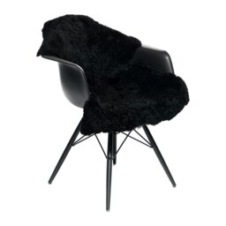 Rackhams New Zealand Sheepskin - Short Curly Wool - Rug 115 cm - Ivory - thumbnail 4