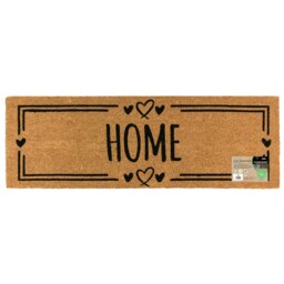 Rackhams Eco-Friendly Latex Backed Coir Entrance Doormat Runner, 40x120cm - Home Hearts - 1 - Brown - thumbnail 1