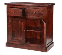 Rackhams Jinita Dark Wood Sideboard 2 Drawers - Wood - 1 - thumbnail 3