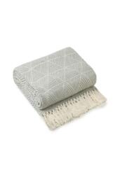 "Rackhams Zahra Silver Throw - 50x60""" - thumbnail 4