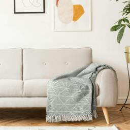 "Rackhams Zahra Silver Throw - 50x60""" - thumbnail 2