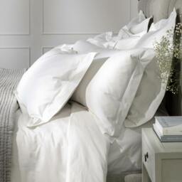 Rackhams White 600 Thread Count Egyptian Cotton Pillowcases - Standard - 4 Pack - Oxford - thumbnail 5