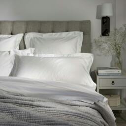 Rackhams White 600 Thread Count Egyptian Cotton Pillowcases - Standard - 4 Pack - Oxford - thumbnail 3