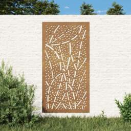 Rackhams Garden Wall Decoration 105x55 cm Corten Steel Leaf Design - thumbnail 1