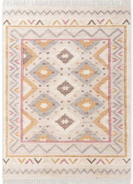 Rackhams Roya Afghan Kelim Rug – Parsa Cream - 160X230 cm - image 1