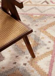 Rackhams Roya Afghan Kelim Rug – Parsa Cream - 160X230 cm - thumbnail 6