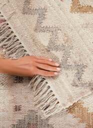 Rackhams Roya Afghan Kelim Rug – Parsa Cream - 160X230 cm - thumbnail 3