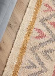Rackhams Roya Afghan Kelim Rug – Parsa Cream - 160X230 cm - thumbnail 5