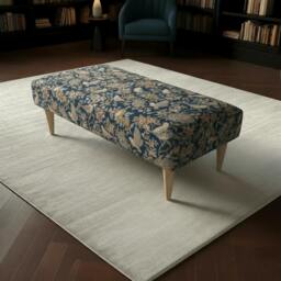 Rackhams Bespoke Stitched Design Ottoman Footstool for Living Room - 50 x 30 Inches (127 x 76cm) - thumbnail 6