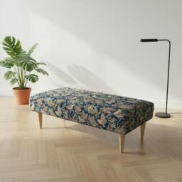 Rackhams Bespoke Stitched Design Ottoman Footstool for Living Room - 50 x 30 Inches (127 x 76cm) - thumbnail 2