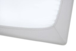Rackhams Fitted Sheet - Cot Bed - Grey - thumbnail 2