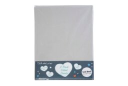Rackhams Fitted Sheet - Cot Bed - Grey - thumbnail 3