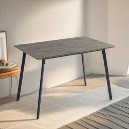 Rackhams Industrial Dining Table With 4 Chairs Set Wood Effect Brown - thumbnail 6