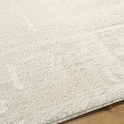Rackhams Freud-Modern Ivory Off-White High Pile Rug - 120 x 170 cm - thumbnail 3
