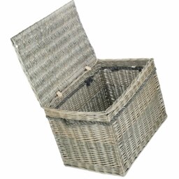 Rackhams 58cm Antique Wash Wicker Storage Basket - thumbnail 4