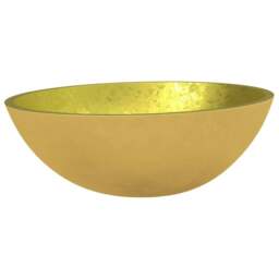 Rackhams Basin Glass 50x37x14 cm Gold - thumbnail 2