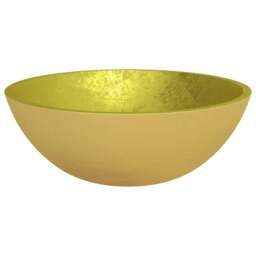 Rackhams Basin Glass 50x37x14 cm Gold - thumbnail 4