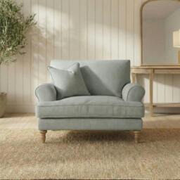 Rackhams Marylebone Snuggle Chair - Ashen - thumbnail 1