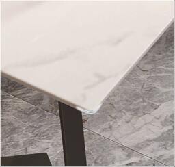 Rackhams Sierra Office Desk, Sintered Stone - Black - 180 x 90cm - Black - thumbnail 5