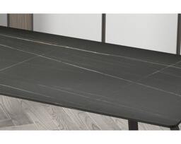 Rackhams Sierra Office Desk, Sintered Stone - Black - 180 x 90cm - Black - thumbnail 2