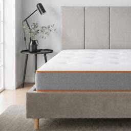 Rackhams ComfortCore 1000 Tufted Pocket Mattress – 23cm / 9” Deep 1000 Pocket Spring Mattress with Medium to Medium-Firm Support - 4ft Small Double (120cm x 190cm) - White/Yellow - 1 - thumbnail 4