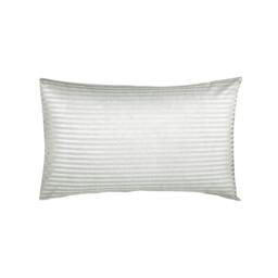 Rackhams 540 Thread Count Satin Stripe Housewife Pillowcases (Pair) - Ivory - One Size - Ivory - 100% Egyptian Cotton - thumbnail 1