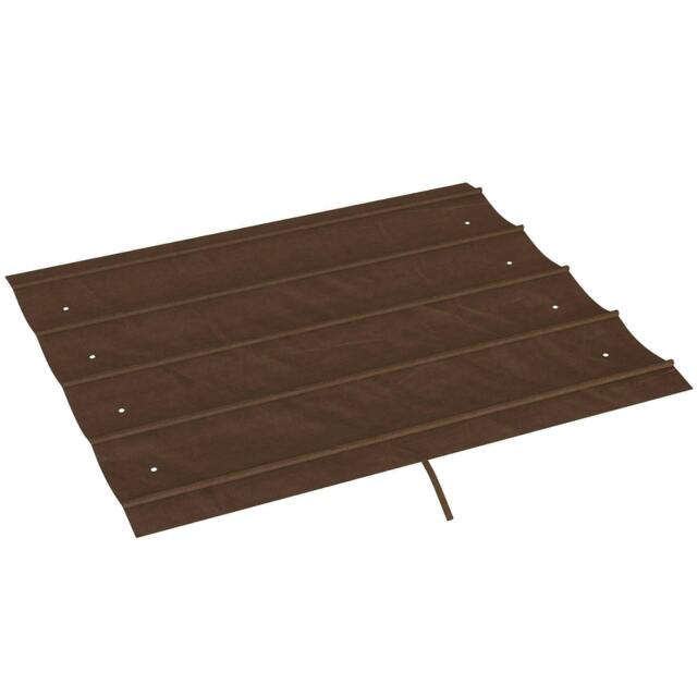 Rackhams Pergola Cover Roof, 2.86 x 2.45 m Retractable Sun Shade Top for 3 x 2m Pergola Frame, UV30+ Protected, Coffee - image 1
