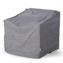 Rackhams Sydney Rattan Armchair Cover - 1 - Grey - thumbnail 1