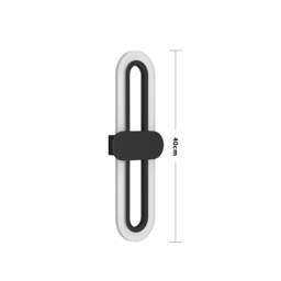 Rackhams Modern Oval LED Wall Light with Acrylic Shade - Warm - thumbnail 6