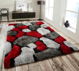 Rackhams Pebbles Shaggy Rug - 60 x 110 - Yellow - thumbnail 5