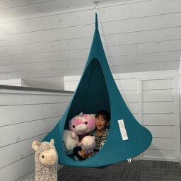 Rackhams Bebo Hanging Chair - Bayou Breeze - thumbnail 2