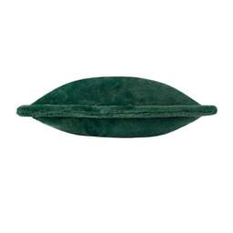 Rackhams Kallu Faux Fur Cushion Cover - Green - 55cm x 55cm - Green - 100% Polyester - thumbnail 3