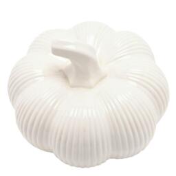 Rackhams White Pumpkin Ornament - thumbnail 2