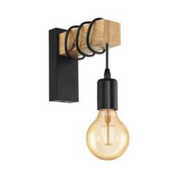 Rackhams Indre Wooden Bracket Wall Light - thumbnail 1