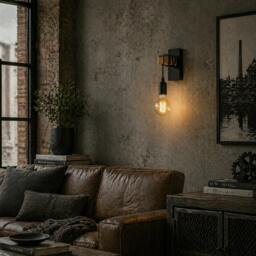 Rackhams Indre Wooden Bracket Wall Light - thumbnail 2
