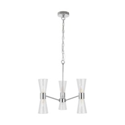 Rackhams HERRERA 6 LIGHT POLISHED CHROME PENDANT CEILING LIGHT - thumbnail 4