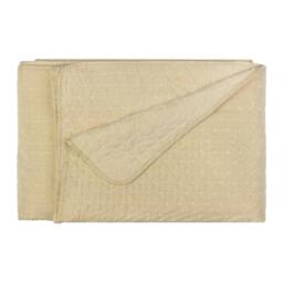 Rackhams Henley Pin-cord Bedspread - Champagne - 235cm x 23cm - Champagne - 100% Mixed - thumbnail 3