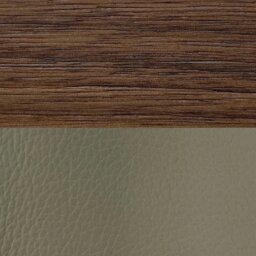 Rackhams Lotus Dining Chair - Walnut and stone - Pack of 2 - Walnut and stone - thumbnail 2